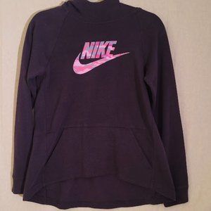 Black Nike Hoodie Pink Writing XL girls